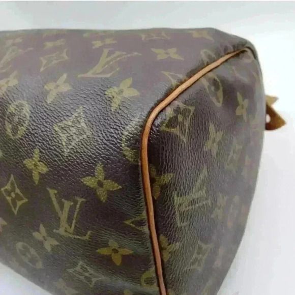 Louis Vuitton LV Hand Bag Speedy 30 Brown Monogram Vintage - Picture 5 of 7